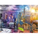 Puzzle 1500 db - New York télen-nyáron