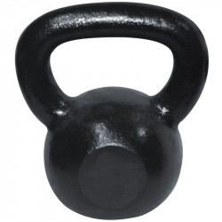 Szépséghibás kettlebell fekete vas 4 kg Fitness Robust