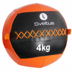 Wall Ball Sveltus 4 kg fekete-narancs Fitness Sveltus