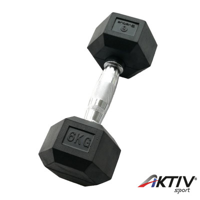 Hatszögletű kézisúlyzó Sveltus 6 kg