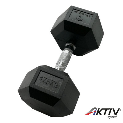 Hatszögletű kézisúlyzó Sveltus 17,5 kg