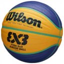 Kosárlabda Wilson FIBA 3x3 Junior gumi 5-ös méret kék-sárga