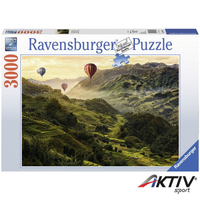 Puzzle 3000 darabos Ázsiai rizsteraszok