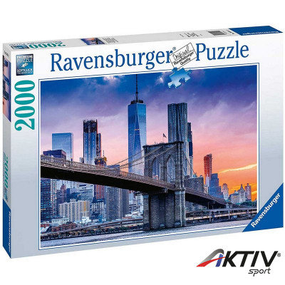 Puzzle 2000 darabos Brooklynból Manhattenbe