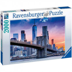 Puzzle 2000 darabos Brooklynból Manhattenbe Puzzle Ravensburger