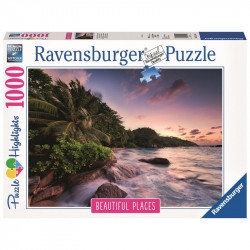 Puzzle 1000 darabos Praslin szigete Puzzle Ravensburger