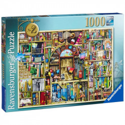 Puzzle 1000 darabos Colin Thompson: Bizarr könyvesbolt Puzzle Ravensburger