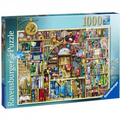 Puzzle 1000 darabos Colin Thompson: Bizarr könyvesbolt Puzzle Ravensburger