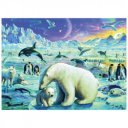 Puzzle 300 darabos sarkvidéki állatok XXL