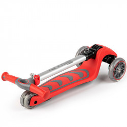 Négykerekű roller Amaya Flip and Flash piros