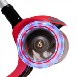 Négykerekű roller Amaya Flip and Flash piros