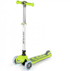 Négykerekű roller Amaya Flip and Flash zöld Gyereknap Amaya