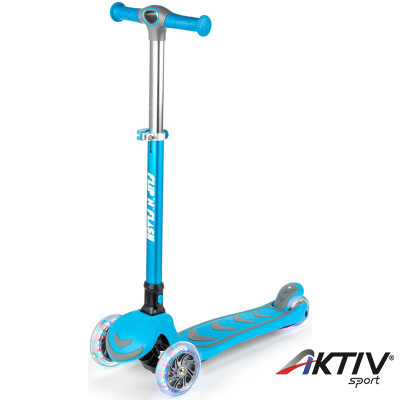 Négykerekű roller Amaya Flip and Flash kék