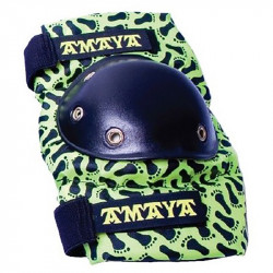 Térdvédő szett Amaya fekete-zöld Sportszer Amaya