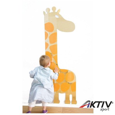 Magasság mérő akril tükör Amaya zsiráf mintájú