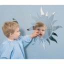 Akril tükör Amaya nap mintájú 25,5x25,5x0,2 cm