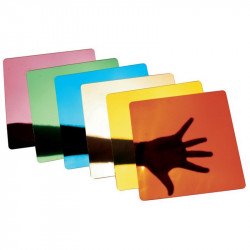 Akril tükör szett Amaya 6 db 15x15x0,15 cm színes Játék Amaya