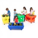 Zöldséges kert szett iskolákba gyerekeknek Amaya 90x50x87,5 cm 2 szintes