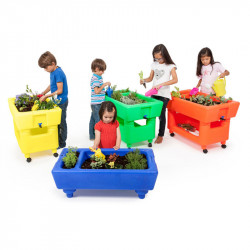 Zöldséges kert szett iskolákba gyerekeknek Amaya 90x50x87,5 cm 2 szintes