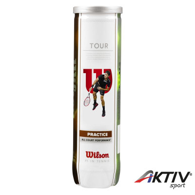 Teniszlabda Wilson Tour Practice 4 db