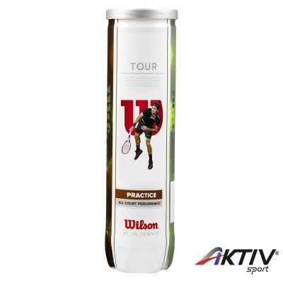 Teniszlabda Wilson Tour Practice 4 db