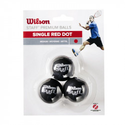 Squash labda Wilson Staff piros 3 db Sportszer Wilson