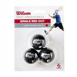 Squash labda Wilson Staff piros 3 db Sportszer Wilson
