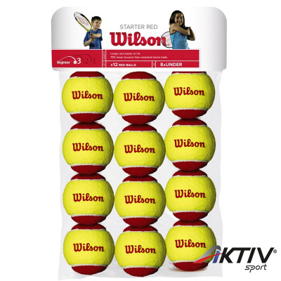 Teniszlabda Wilson Starter sárga-piros 12 db