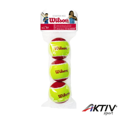 Teniszlabda Wilson Starter sárga-piros 3 db