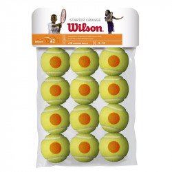 Teniszlabda Wilson Starter narancssárga 12 db Sportszer Wilson