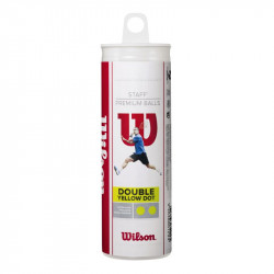 Squash labda Wilson Staff 2 sárga pöttyös csőben 3 db Sportszer Wilson