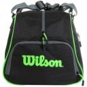 Sporttáska Wilson fekete-szürke-zöld
