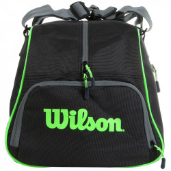 Sporttáska Wilson fekete-szürke-zöld