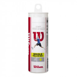 Squash labda Wilson Staff sárga csőben 3 db Sportszer Wilson