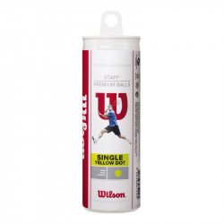 Squash labda Wilson Staff sárga csőben 3 db Sportszer Wilson