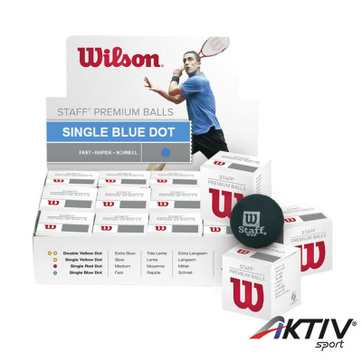 Squash labda Wilson Staff kék