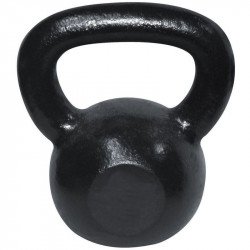 Szépséghibás kettlebell Robust fekete vas 8 kg Fitness Robust