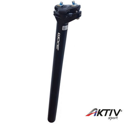 Nyeregcső ZOOM 27,2x400 mm fekete