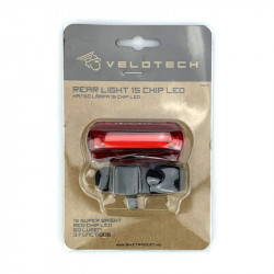 Lámpa hátsó Velotech villogó 15chip