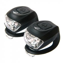 Lámpa Velotech 2LED villogó fekete Sportszer Velotech
