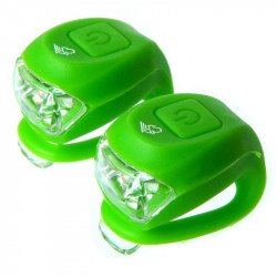 Lámpa Velotech 2LED villogó zöld Sportszer Velotech