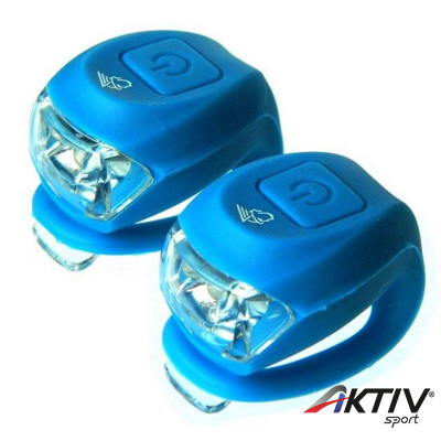 Lámpa Velotech 2LED villogó kék