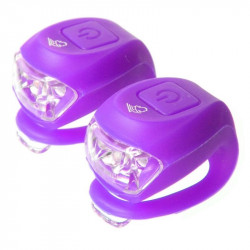 Lámpa Velotech 2LED villogó lila Sportszer Velotech