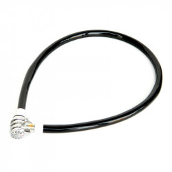 Kerékpárzár számzáras Velotech 4,5x650 mm fekete Sportszer Velotech