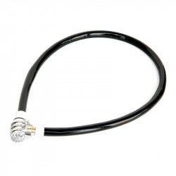 Kerékpárzár számzáras Velotech 4,5x650 mm fekete Sportszer Velotech