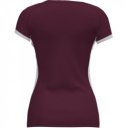 Röplabda mez Joma Supernova II női rövid ujjú burgundi piros-fehér XL