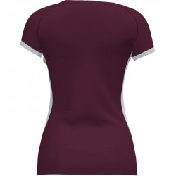 Röplabda mez Joma Supernova II női rövid ujjú burgundi piros-fehér XL