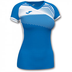 Röplabda mez Joma Supernova II női rövid ujjú kék-fehér XL Röplabda mezek Joma