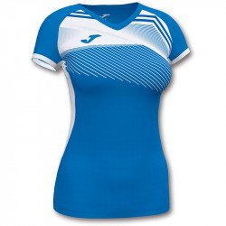 Röplabda mez Joma Supernova II női rövid ujjú kék-fehér XL Röplabda mezek Joma