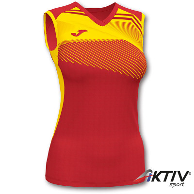 Röplabda mez Joma Supernova II női ujjatlan piros-sárga